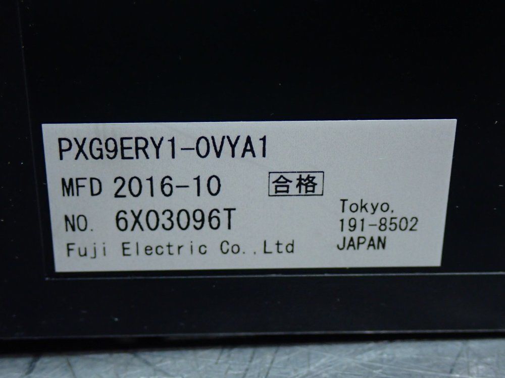 Fuji Digital Temperature Controller Unit Pxg-series - Pxg9ery1-0vya1