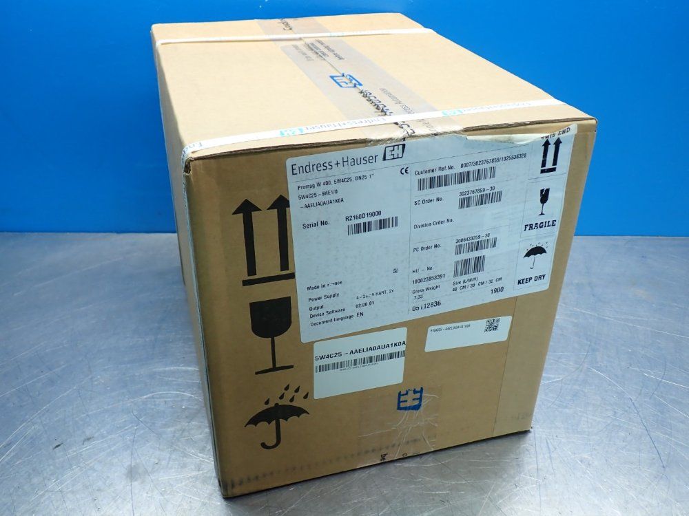 Endress+hauser Promag W 400 Electromagnetic Flow Meter - 5w4c25-aaelia0aua1k0a