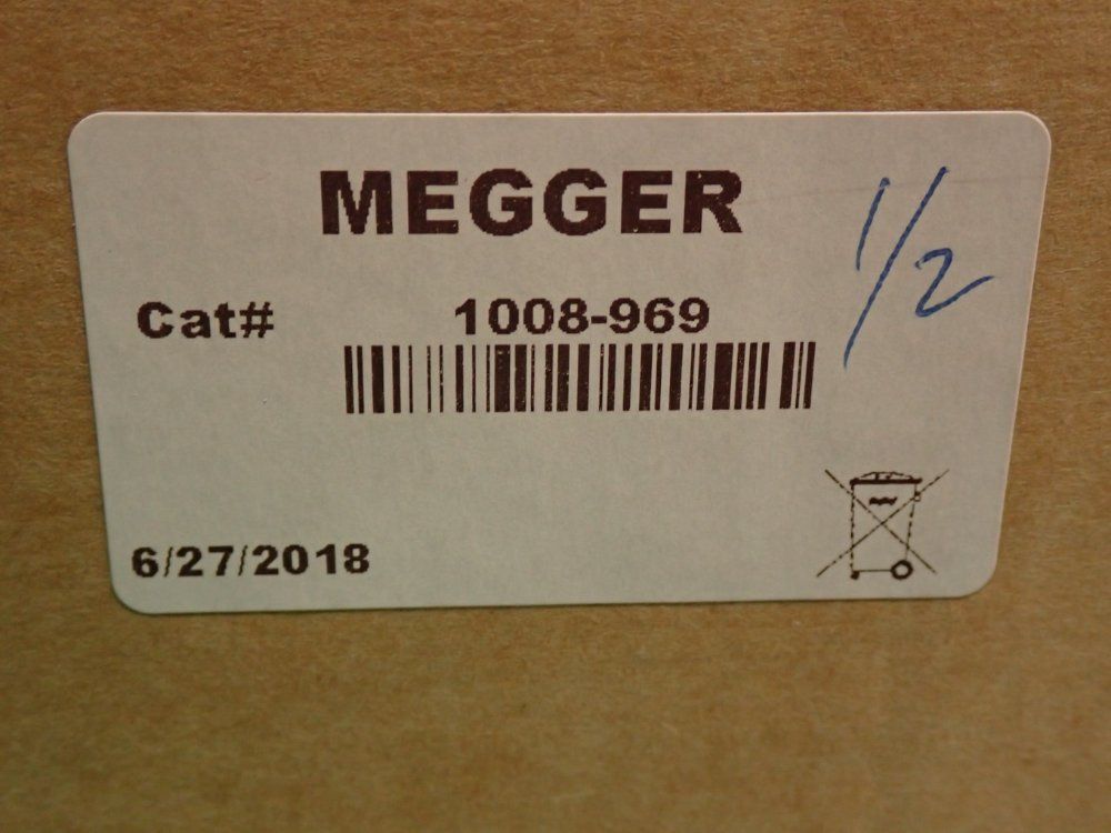 Megger Cat Iv 300v Measurement Rating Det2/3 Digital Ground Resistance Tester - 1008-969