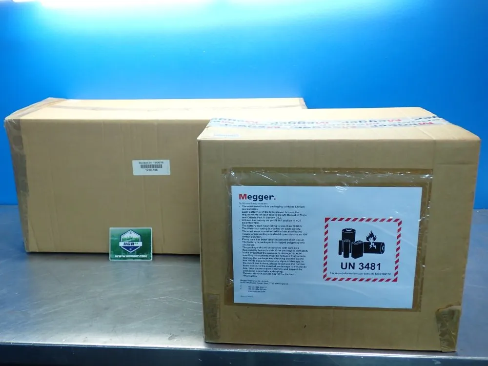 Megger Cat Iv 300v Measurement Rating Det2/3 Digital Ground Resistance Tester - 1008-969