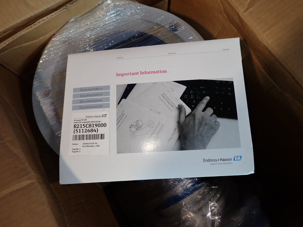 Endress Hauser Electromagnetic Flowmeter - 5w4c2h-v1t7/0