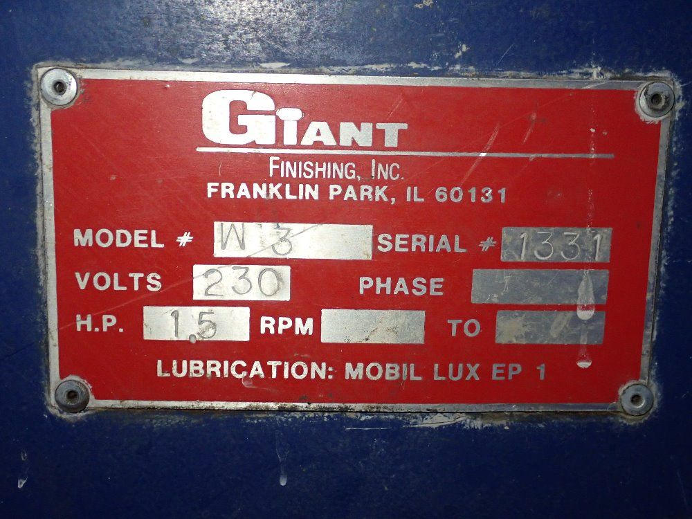 Giant 14" X 28" W3 Vibratory Finisher - W3