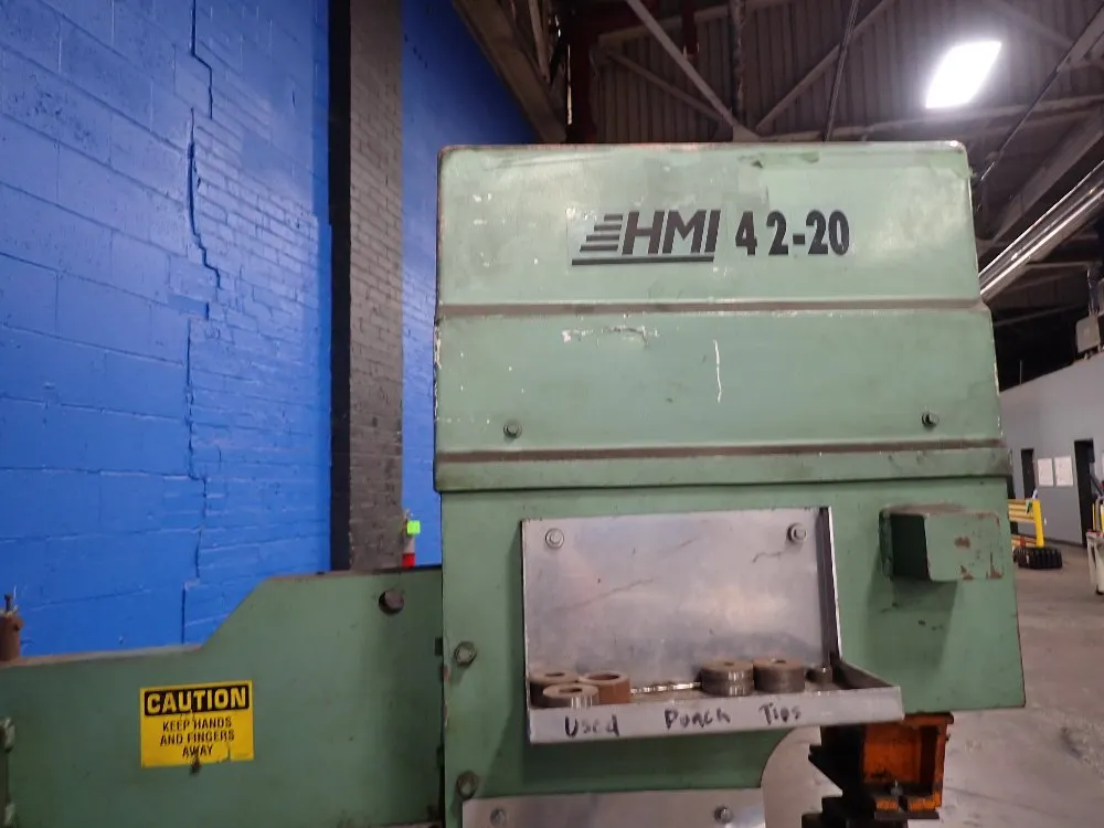 Hmi, Hydraulic Machincs Inc. Iron Worker - Hmi 42-20