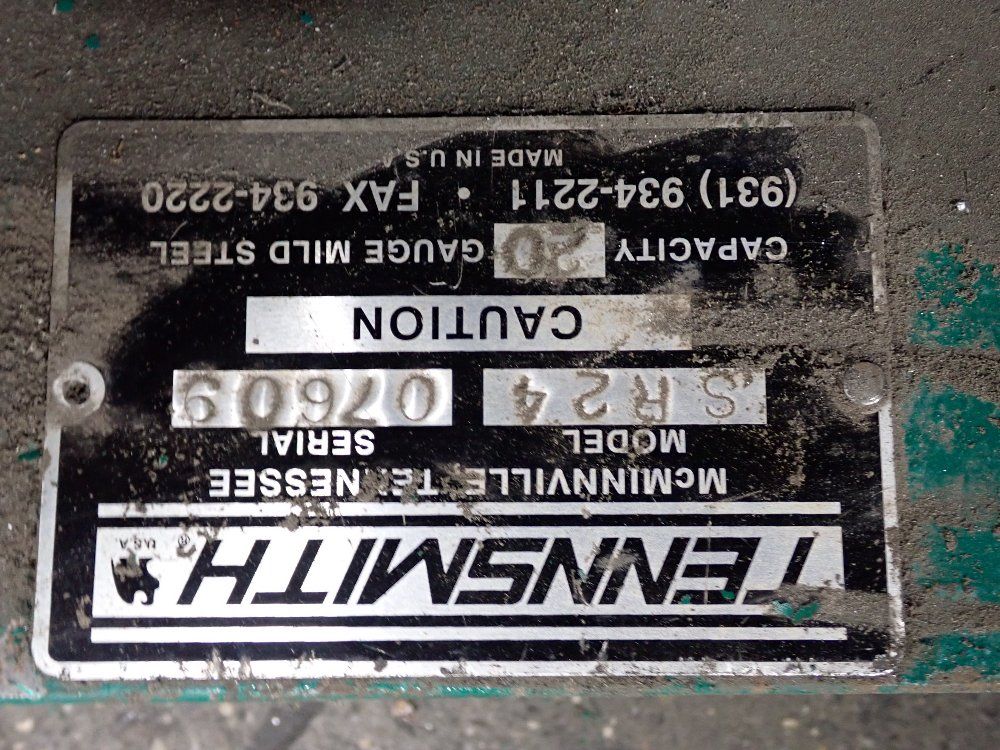 Tennesmith 20 Guage Mild Steel 24" Hand Roll - Sr24