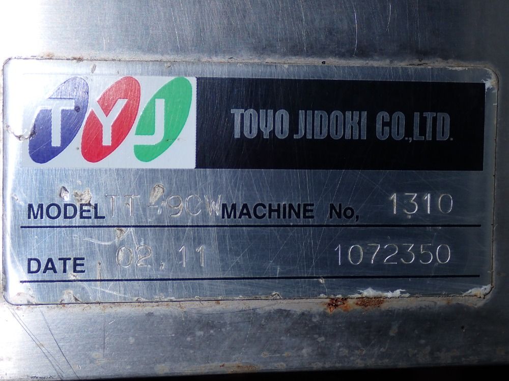 Toyo Jidoki Co Pouch Filler/sealer - Tt-9cw