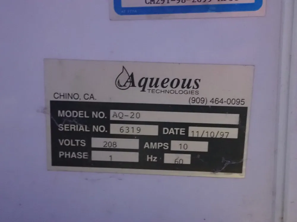 Aqueous Technologies 18"x18"x19" Tank Dip Tank - Aq-20