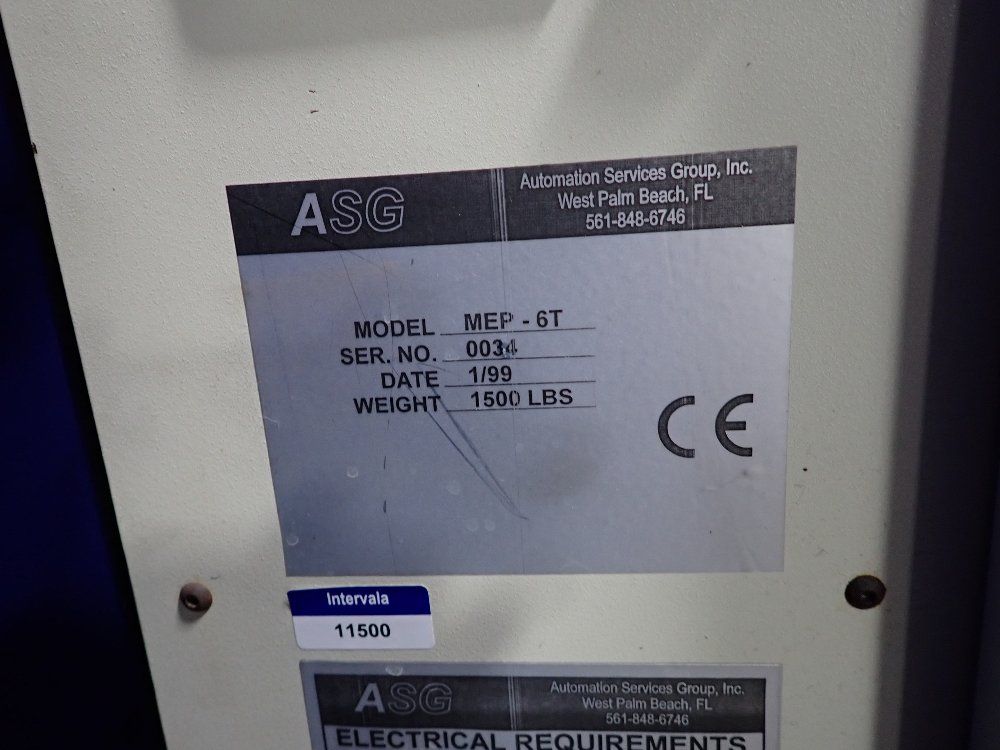 Asg 12000 Lbs Manual Press - Mep-6t