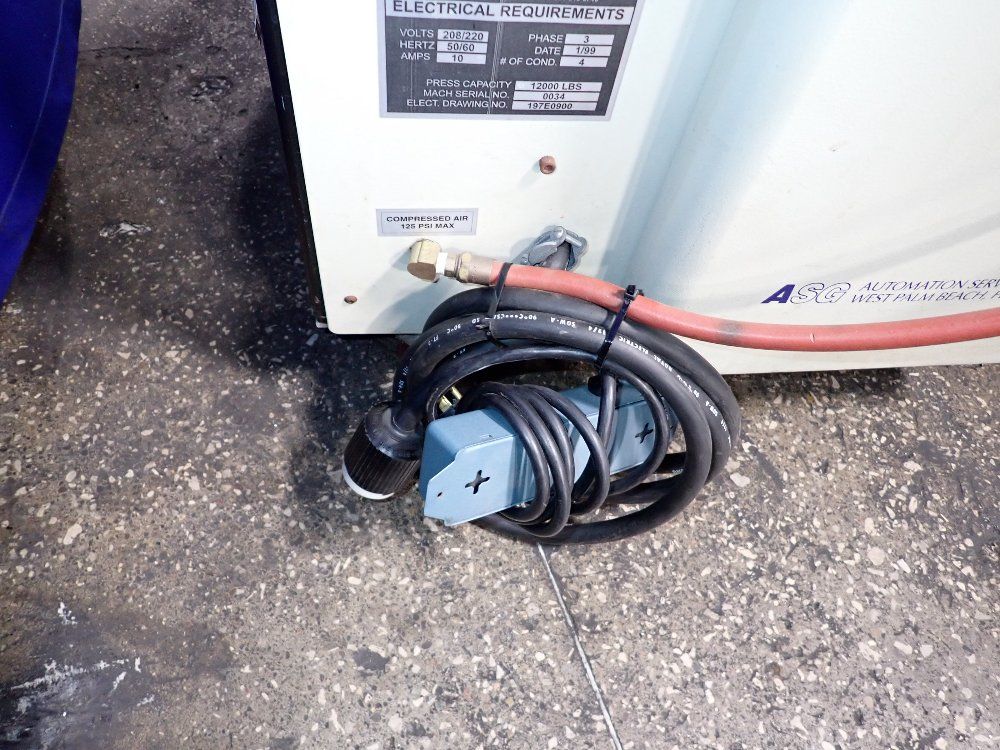 Asg 12000 Lbs Manual Press - Mep-6t