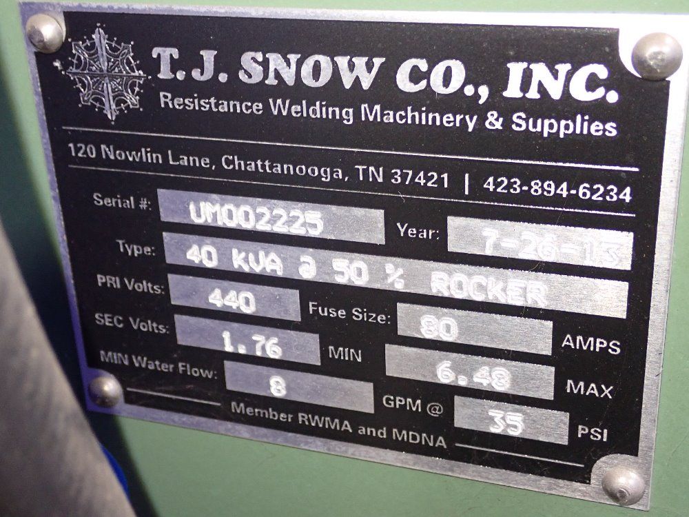 Tj Snow Spot Welder