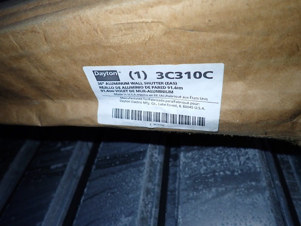 57 1/2"x57 1/2" Aluminum Shutters