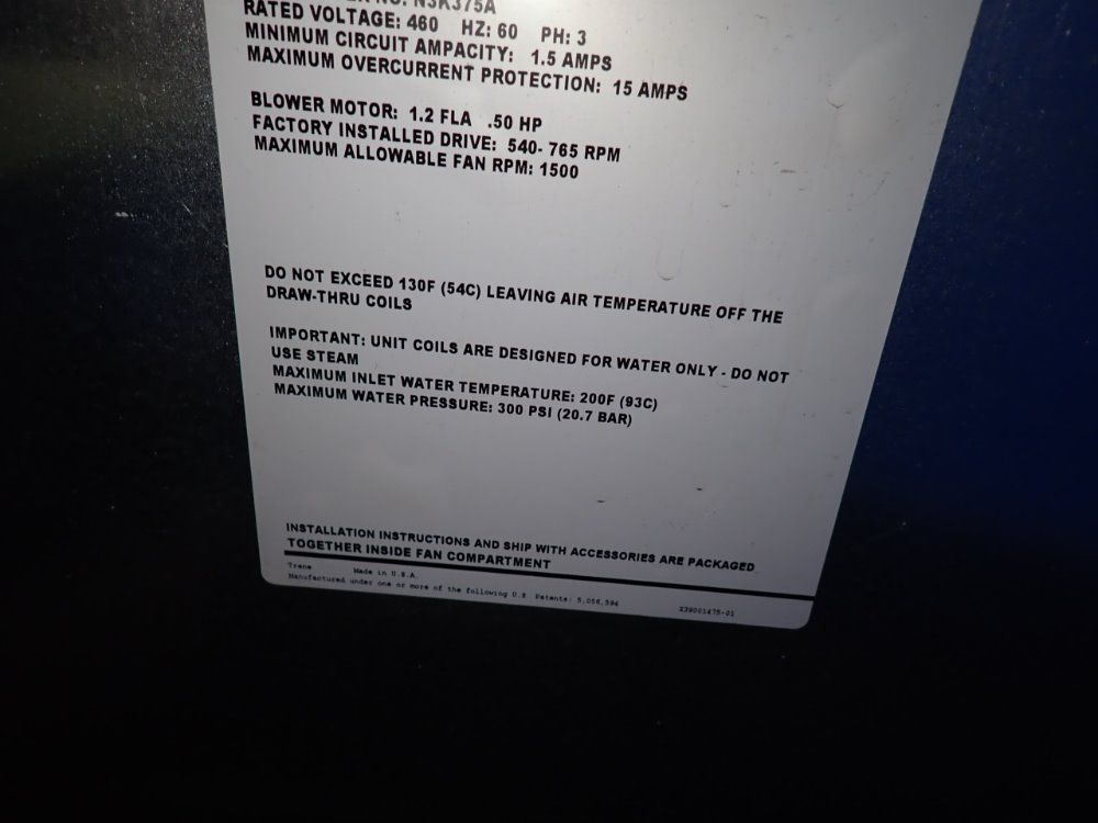 Trane Air Conditioner - Bchc090g2c0a1g02c000000b000000000000000