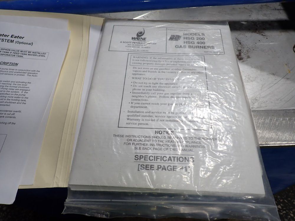 Equipment Manufacturing Company Wastewater Evaporator - 120gss