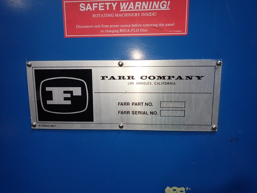 Farr Company Dust Collector - 110418-1