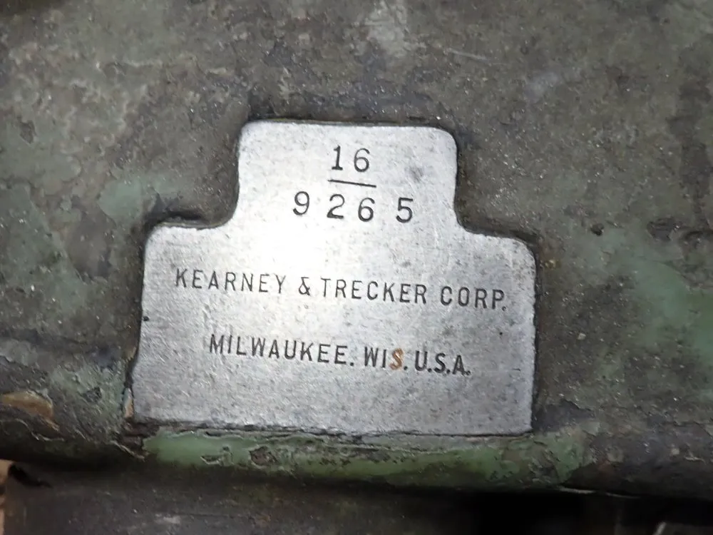 Kearney & Tracker Corp 16" Rotary Table