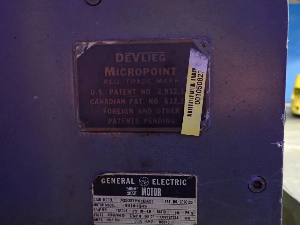 Devlieg Micropoint Tool Grinder