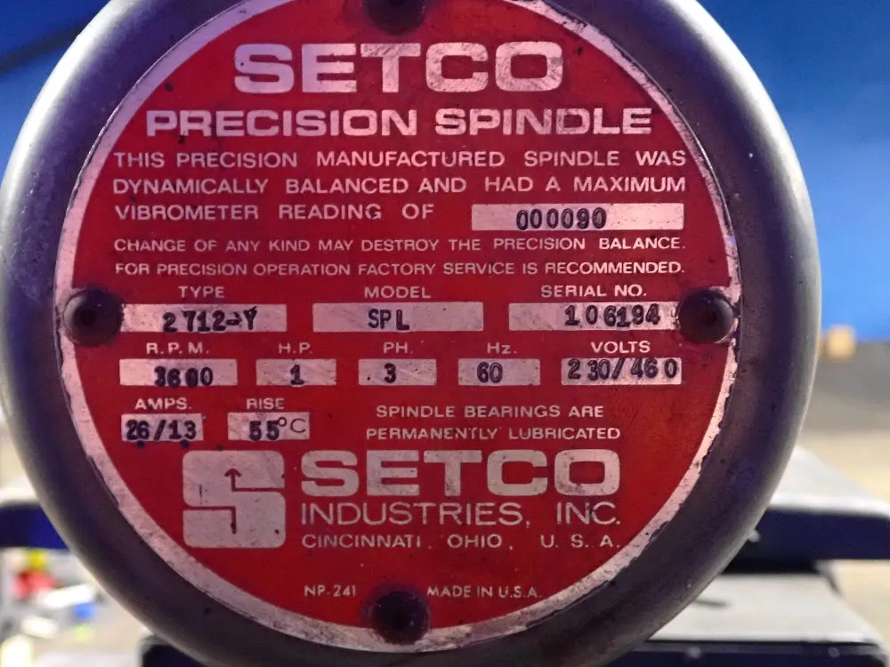 Devlieg Micropoint Tool Grinder