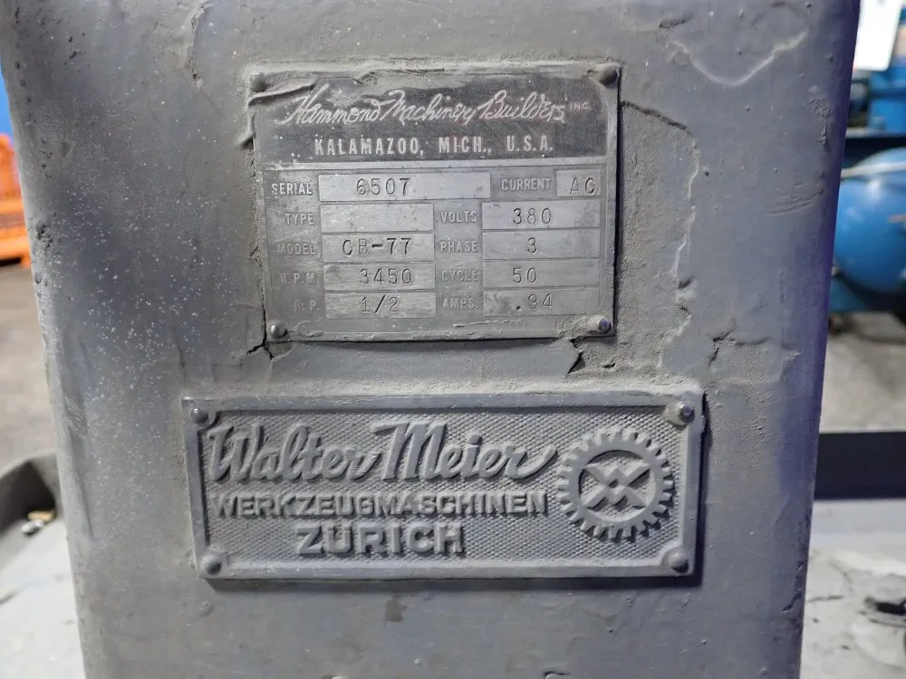 Walter Meier/hammond 14"x8" Grinder - Cb-77