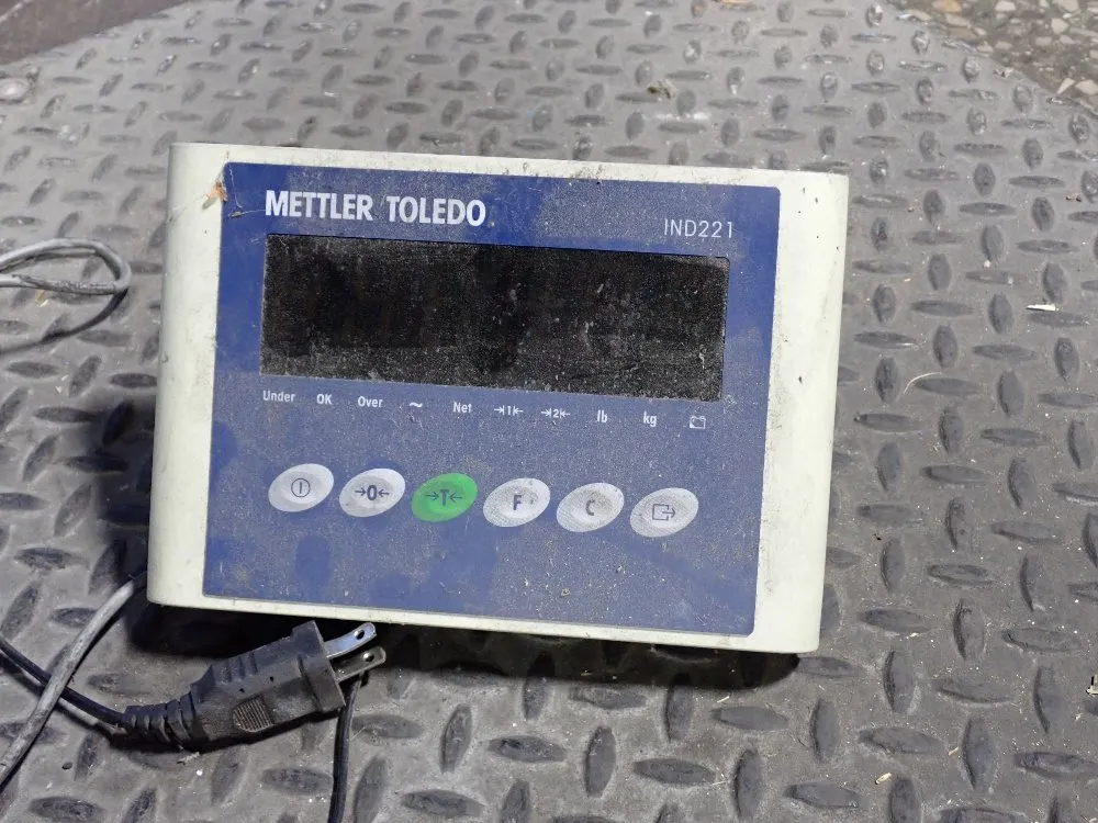 Mettler-toledo Inc 2500 Lbs Scale - Ind221