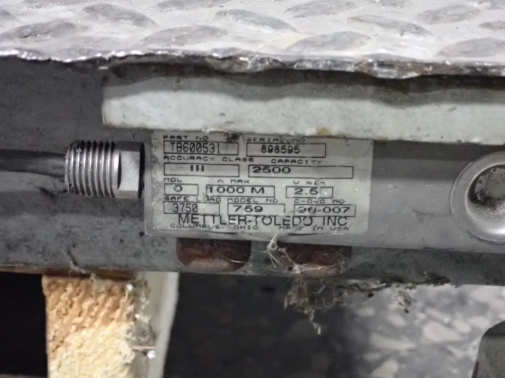 Mettler-toledo Inc 2500 Lbs Scale - Ind221