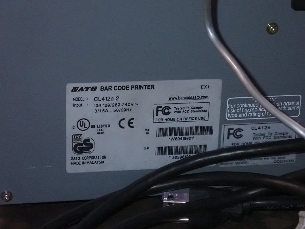 Sato Label Printer - Cl412e-2