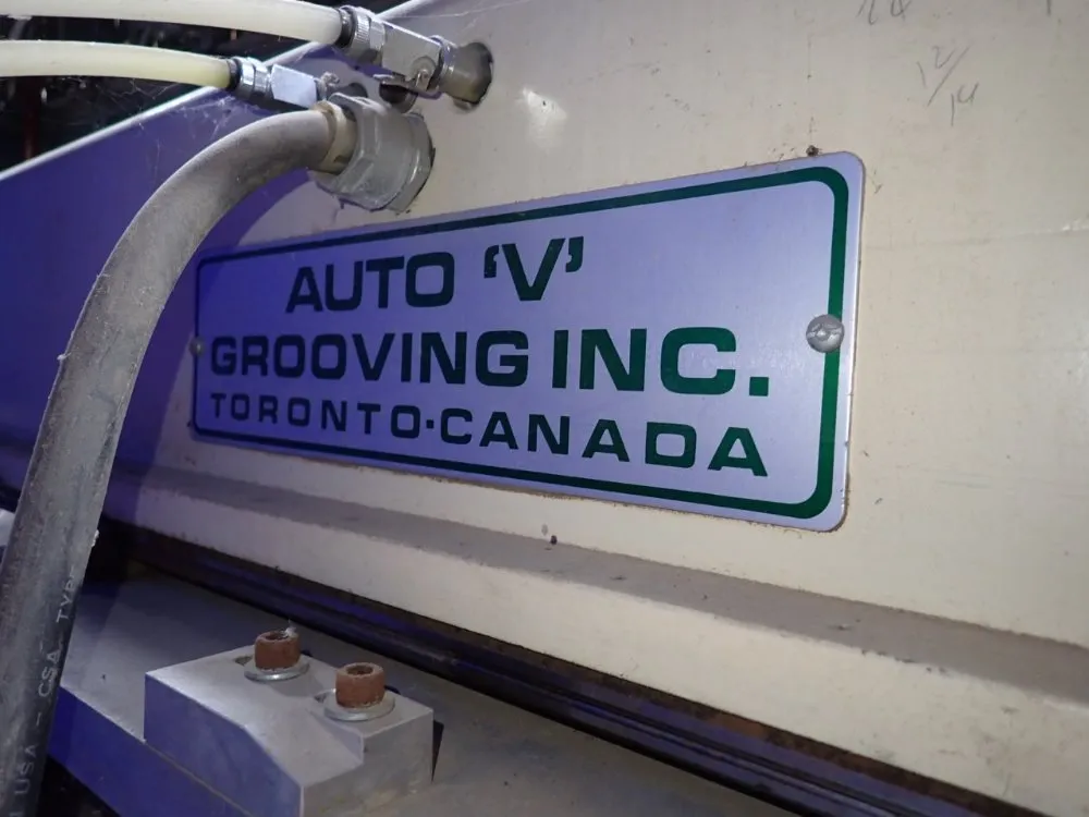 Auto V Grooving Inc 85" V-groover - Avg-72