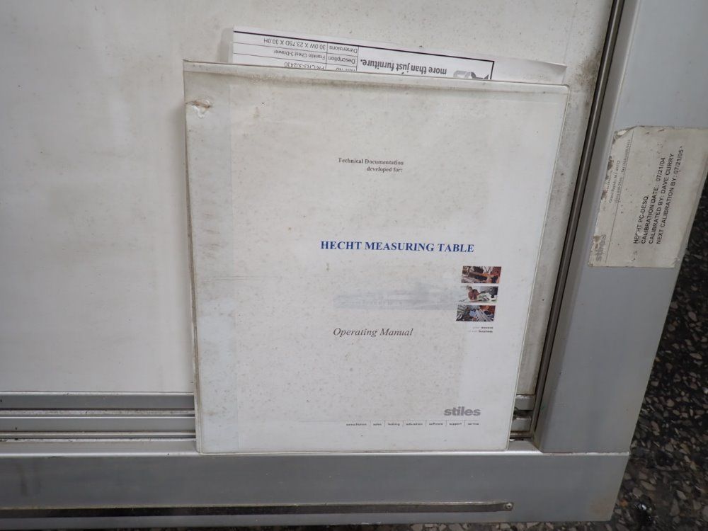 Hecht 42 1/2"x112" Measuring Table