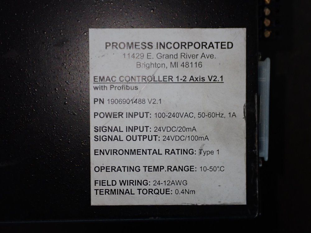Promess Emac Controller - 1906901488 V2.1