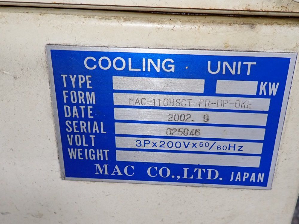 Mac Co Ltd Cooling Unit - Mac-110bsct-fr-dp-0ke