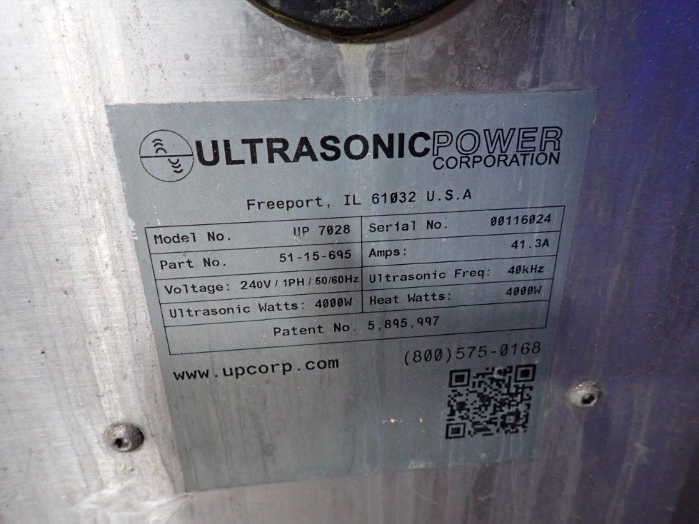 Ultrasonic Power Corporation Up7028 Ultrasonic Cleaner - Up7028