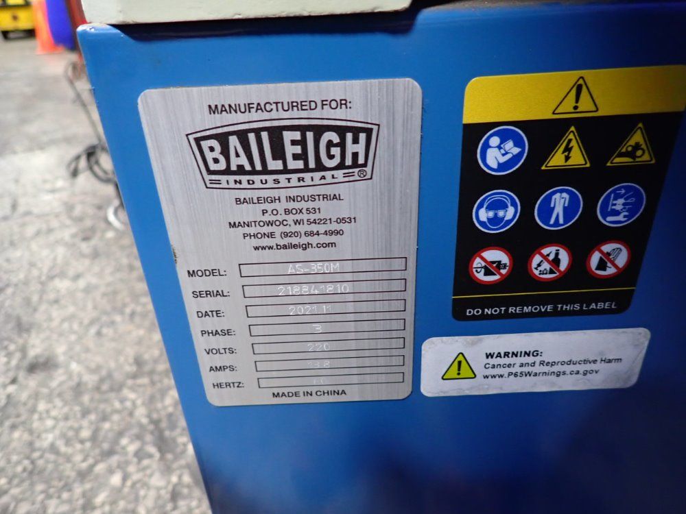 Baileigh 12" Chop Saw - As-350m