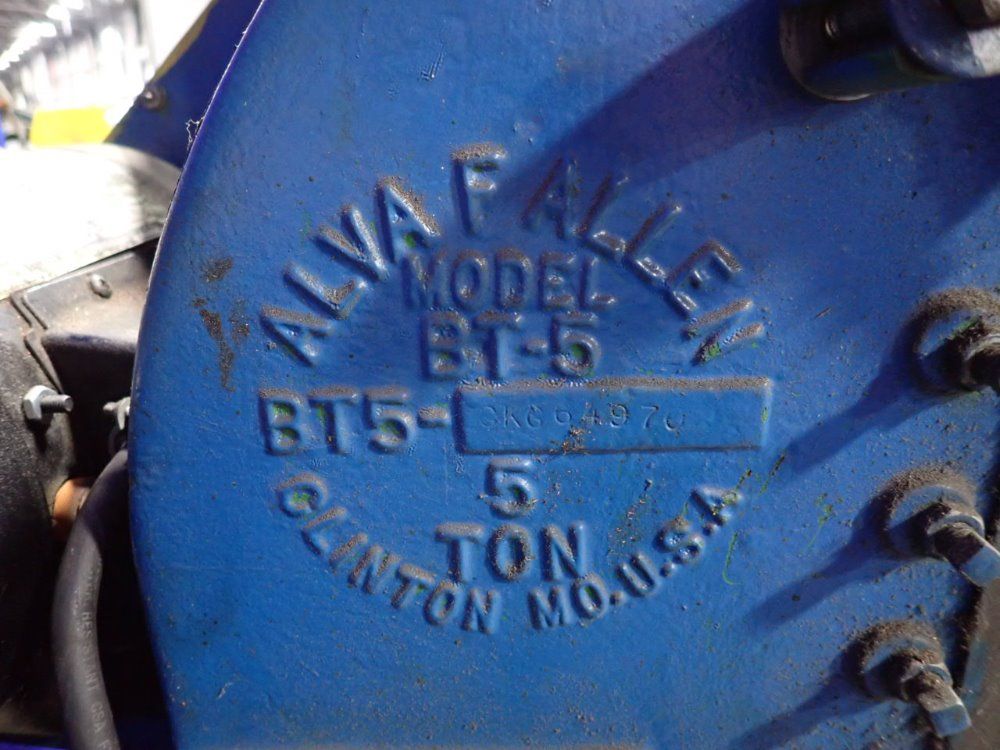Alva F Allen Punch Press