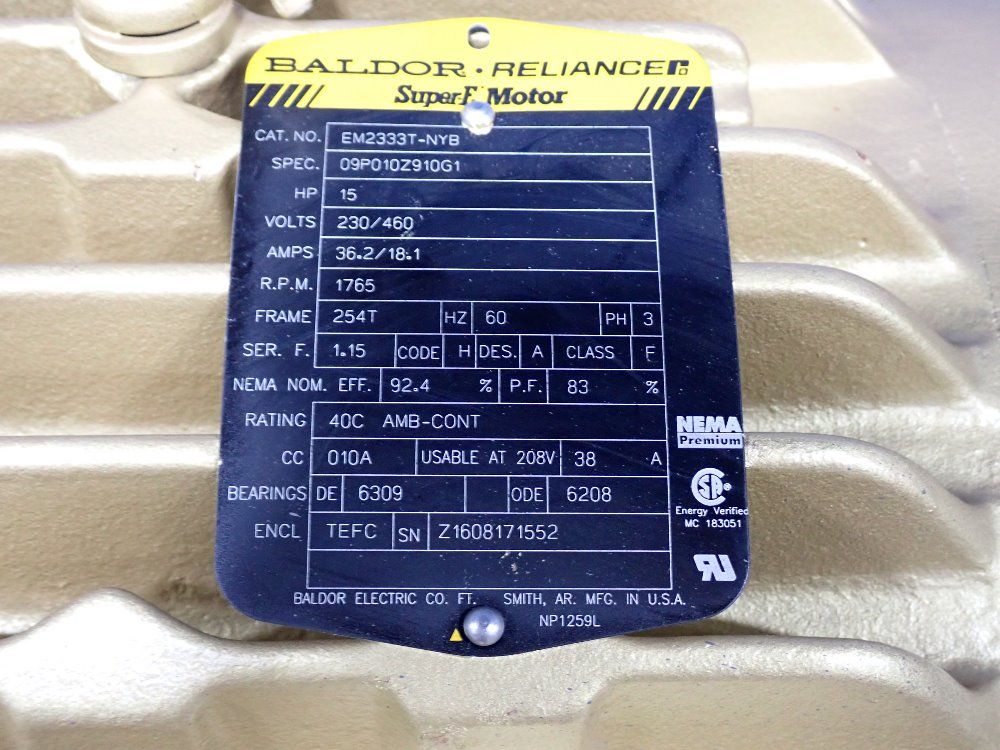 New York Blower 15 Hp Blower Unit - 2016-16800-01