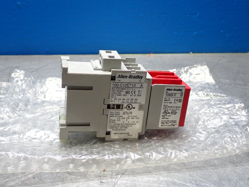 Allen-bradley 600v Ac Max Saftey Contactor - 100s-c12ej14c