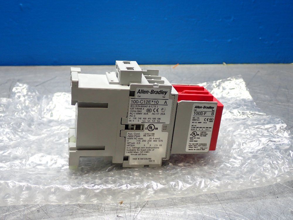 Allen-bradley 600v Ac Max Saftey Contactor - 100s-c12ej14c