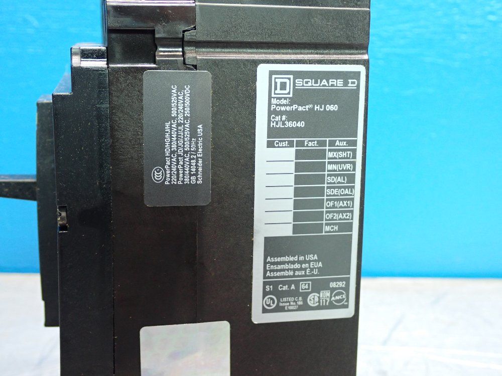 Square D 625a Circuit Breaker - Hjl36040