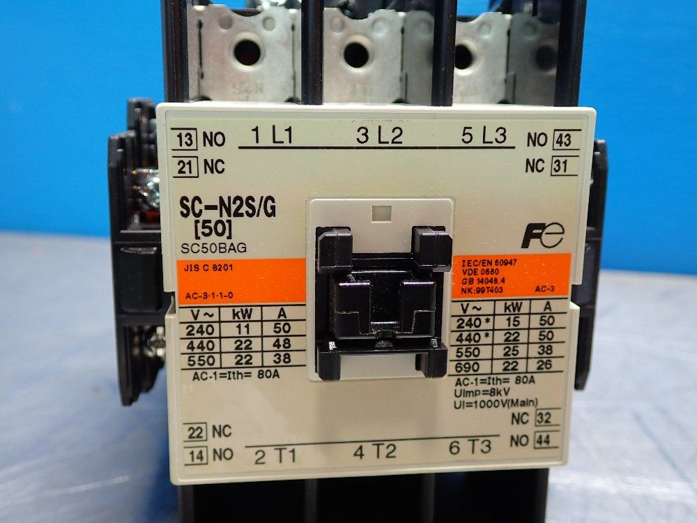 Fuji Electric 40hp Contactor - Sc-n2s/g