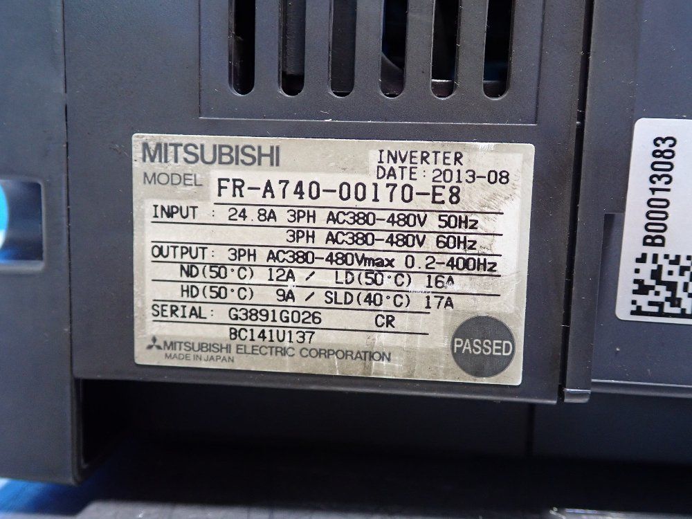 Mitsubishi Frequency Inverter - Fr-a740-00170-e8
