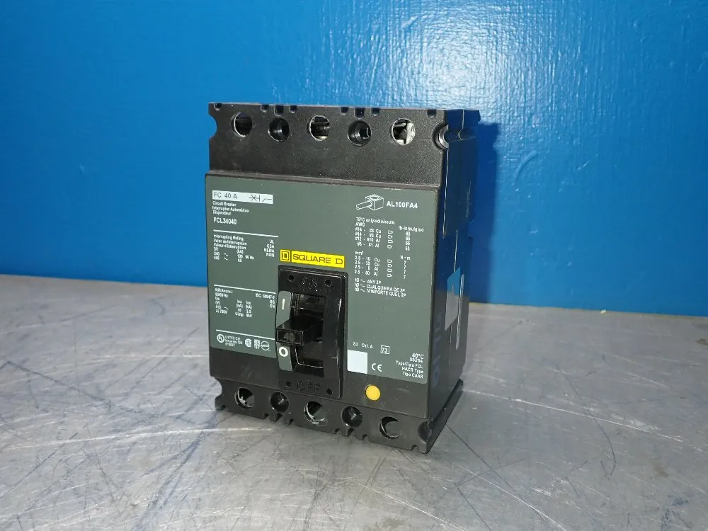 Square D 40 Amp Circuit Breaker - Fcl34040