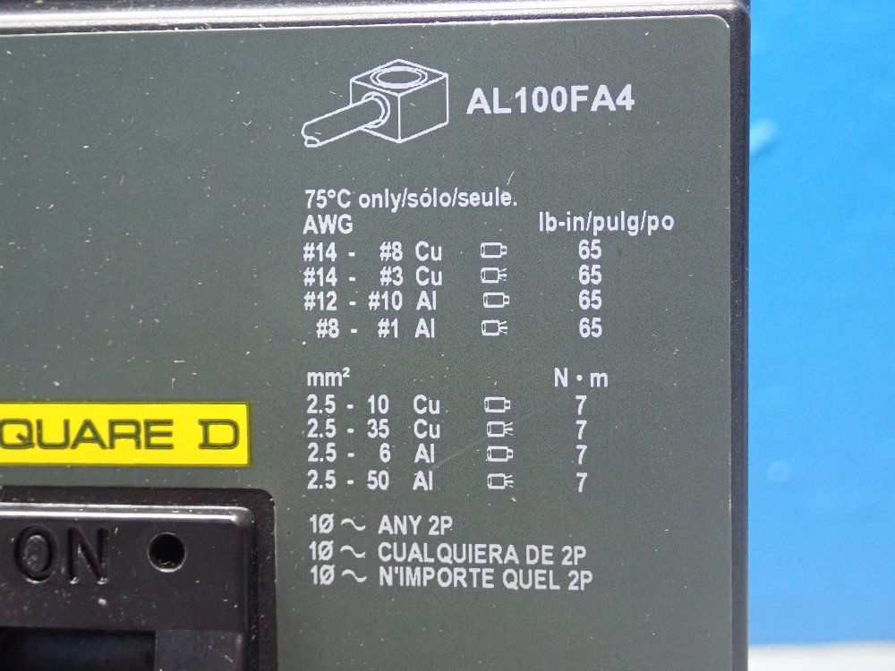 Square D 40 Amp Circuit Breaker - Fcl34040