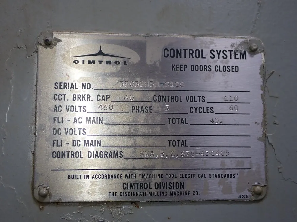 Cincinnati Centerless Grinder