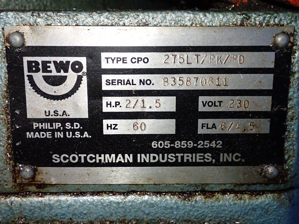 Scotchman Chop Saw - 275lt/pk/pd