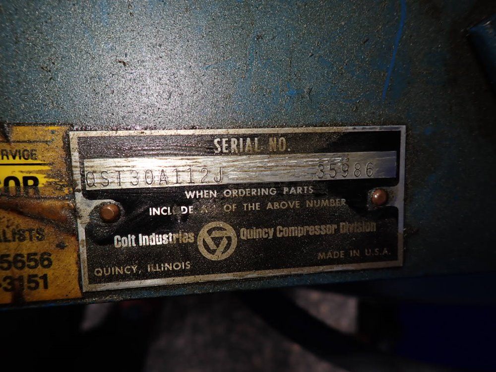 Quincy 30 Hp 30 Hp Air Compressor