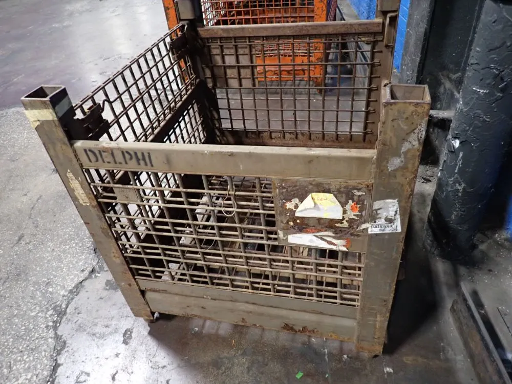 30"x33 1/2"x25" Stackable Wire Basket