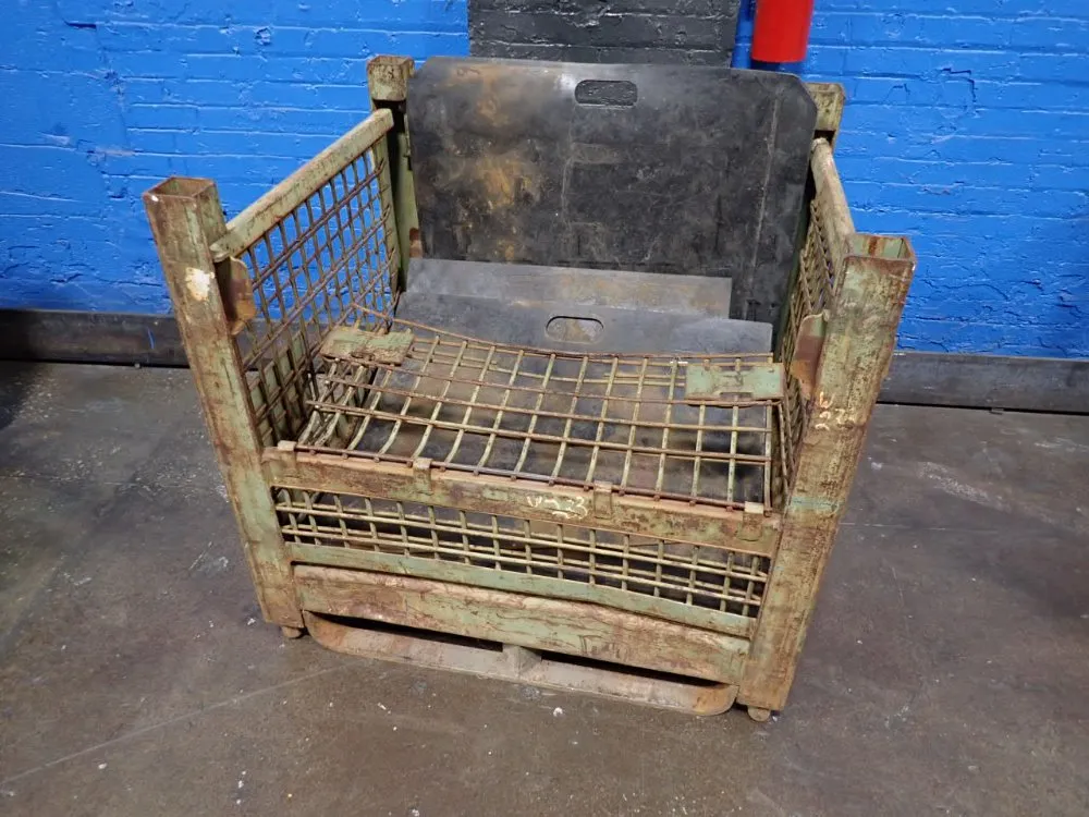 30"x33 1/2"x23" Stackable Wire Basket