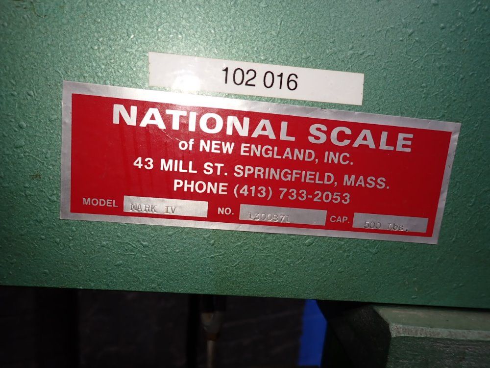 National Scale 500 Lbs Scale - Mark Iv