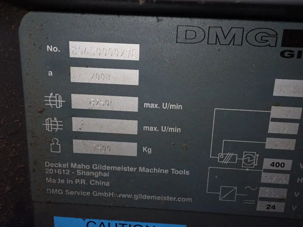 Dmg Cnc Lathe - Ctx 510 Eco