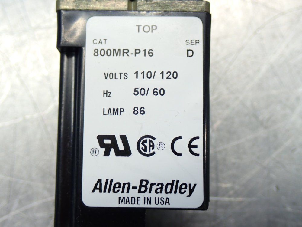 Allen Bradley Incandescent Pilot Light Unit - 800mr-p16g