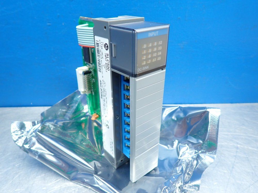 Allen Bradley Slc-500 16-input Module - 1746-ib16