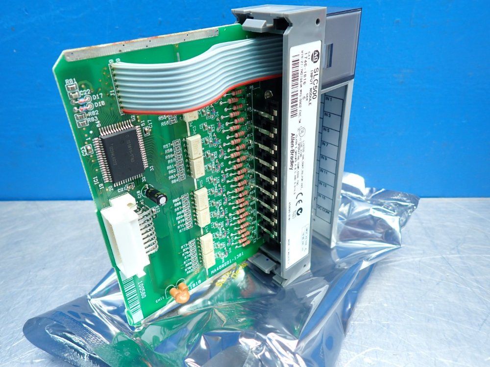 Allen Bradley Slc-500 16-input Module - 1746-ib16
