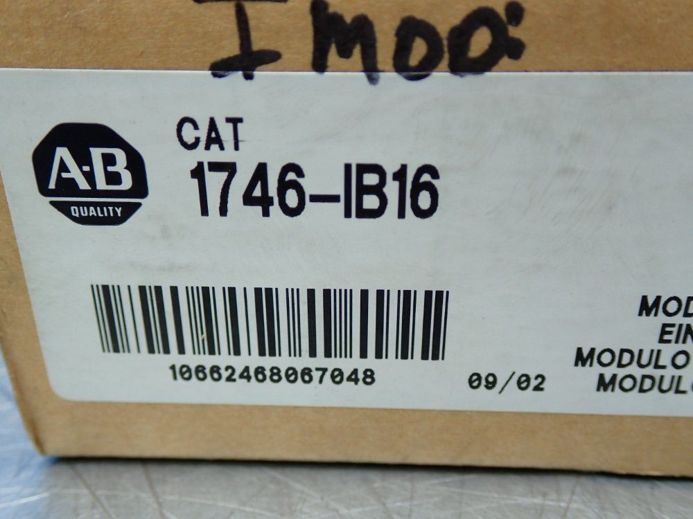 Allen Bradley Slc-500 16-input Module - 1746-ib16